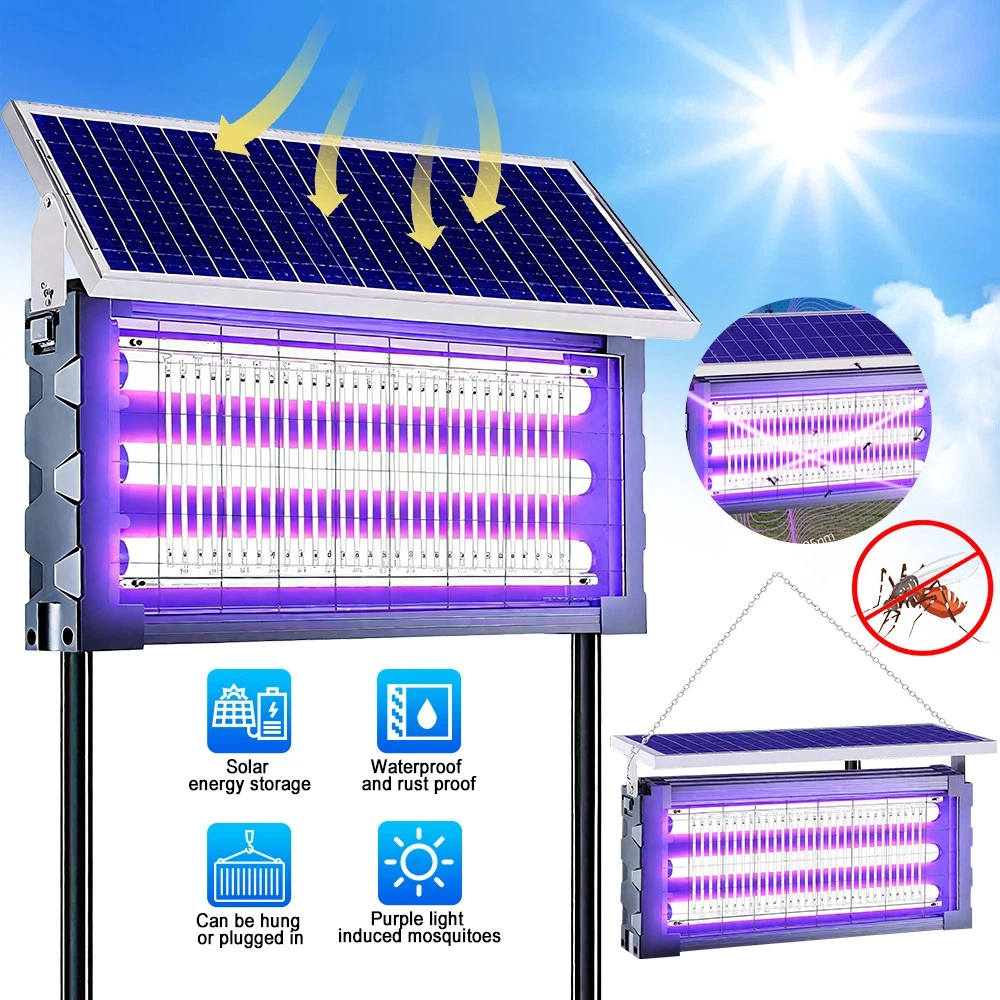 SunGuard™ – Premium Zonne-Insectenverdelger met LED-UV-Buizen