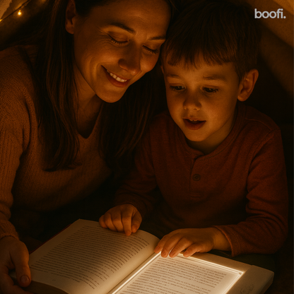 BookBeam™ – Jouw ideale leeslampje voor in bed, onderweg of op reis