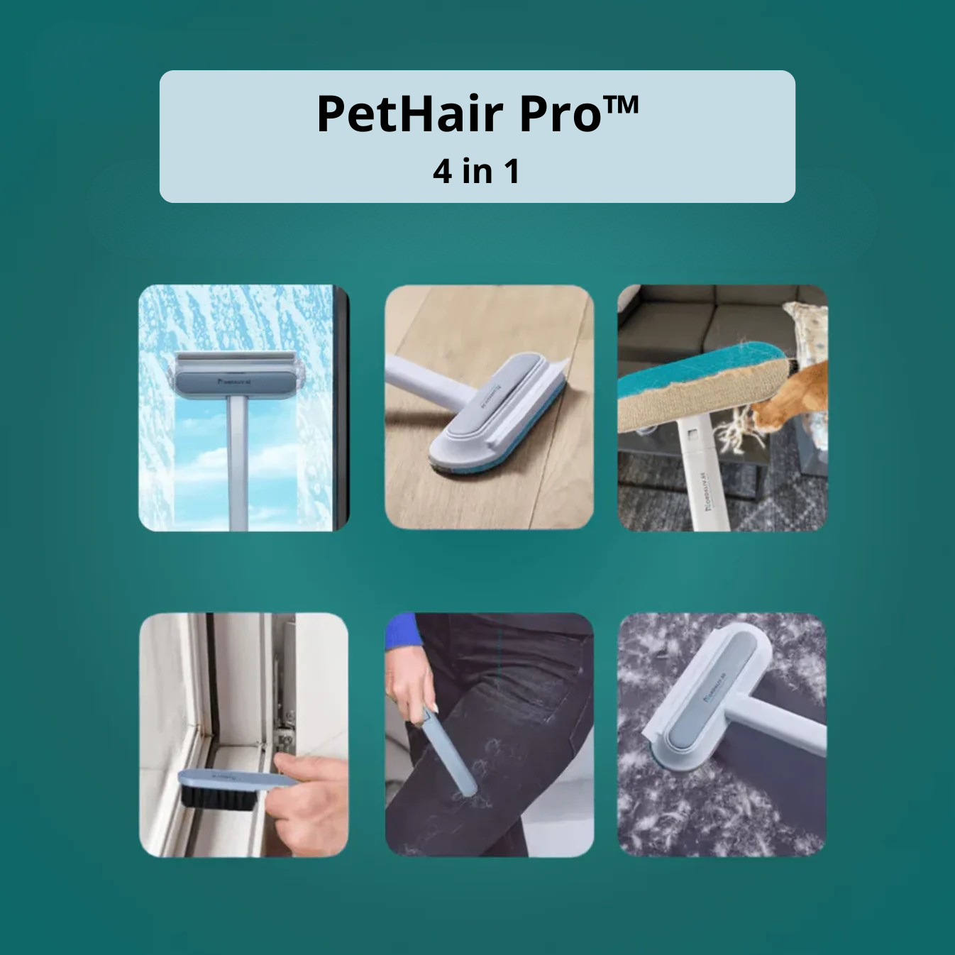 PetHair Pro™ – Remove Pet Hair, Dust & Lint in Seconds!