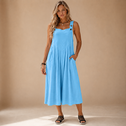 La Mirelle – Mouwloze Wide Leg Jumpsuit -2e jumpsuit 50% korting-