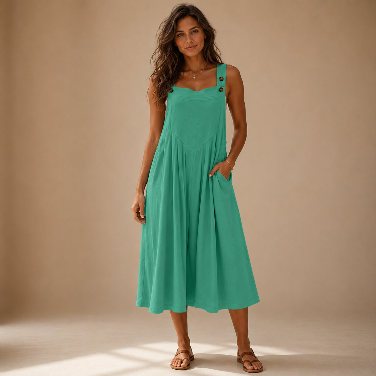 La Mirelle – Mouwloze Wide Leg Jumpsuit -2e jumpsuit 50% korting-