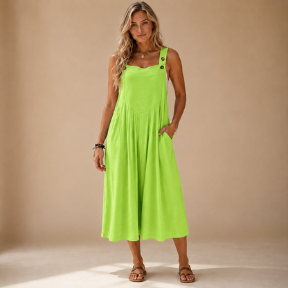 La Mirelle – Mouwloze Wide Leg Jumpsuit -2e jumpsuit 50% korting-