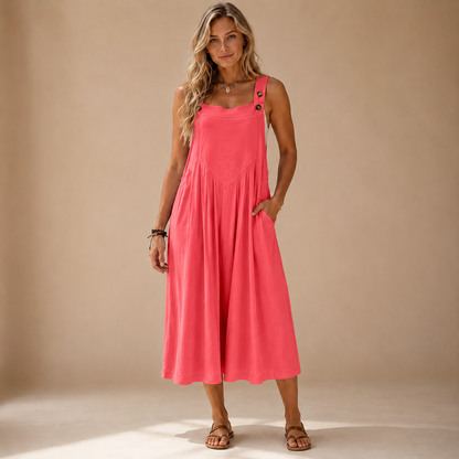 La Mirelle – Mouwloze Wide Leg Jumpsuit -2e jumpsuit 50% korting-