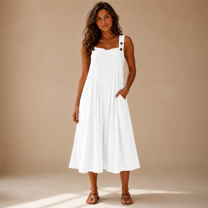 La Mirelle – Mouwloze Wide Leg Jumpsuit -2e jumpsuit 50% korting-