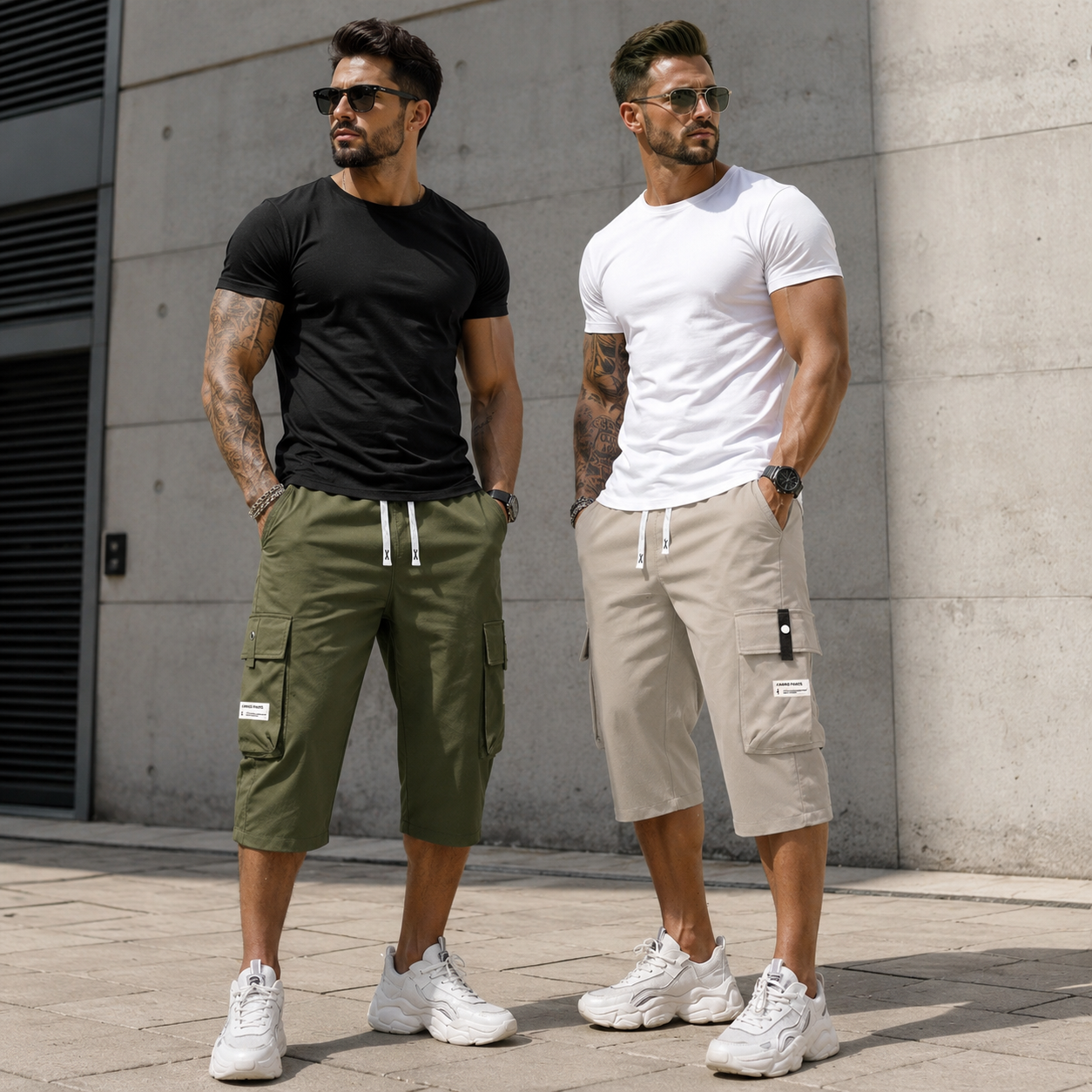 UrbanTrail - Comfortabele Cargo Capri Broek