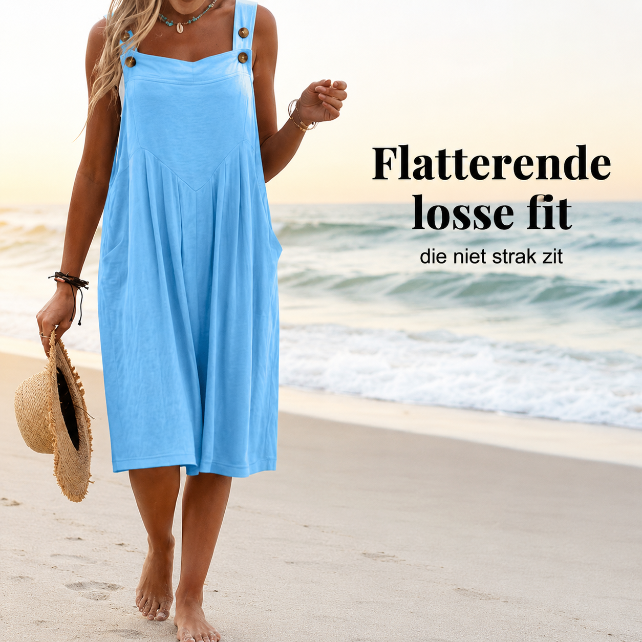 La Mirelle – Mouwloze Wide Leg Jumpsuit