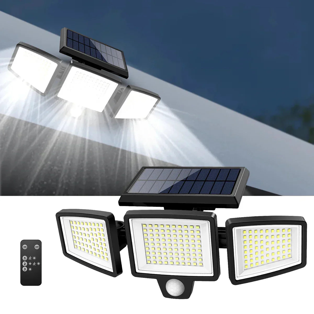 🌞 SolarWall™ – Buiten LED Wandlamp op Zonne-energie