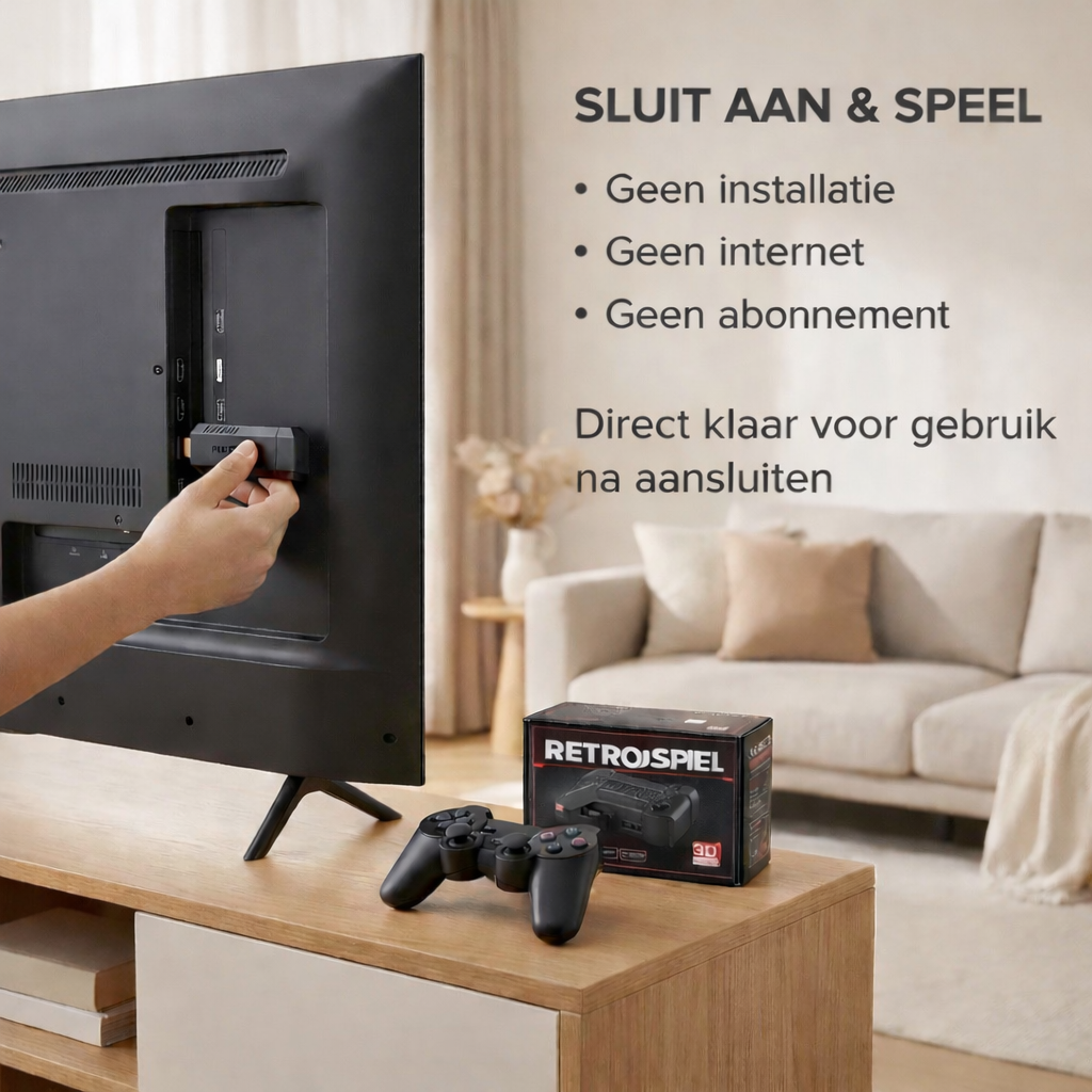 Daan - Retro game console Plug & Play